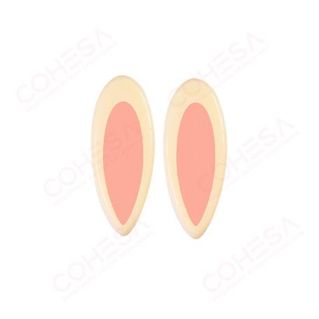 CHOCOLATE OREJAS CONEJO PASCUA 50X20MM ENVASE 105 UNIDADES