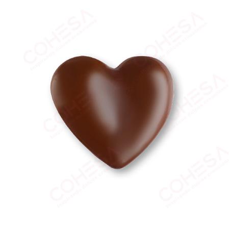 CHOCOLATE TAPA CORAZÓN 30X27MM 135 UNIDADES