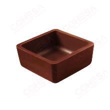 CHOCOLATE VASITO CUBO 3D 29X29MM 135 UNIDADES