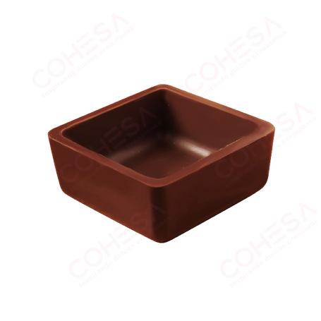 CHOCOLATE VASITO CUBO 3D 29X29MM 135 UNIDADES