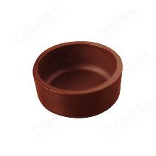 CHOCOLATE VASITO CÍRCULO 3D 30X30MM 135 UNIDADES