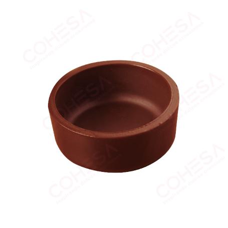 CHOCOLATE VASITO CÍRCULO 3D 30X30MM 135 UNIDADES