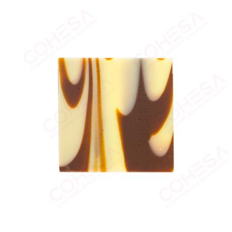 CHOCOLATE CUADRADO MÁRMOL 30X30MM ENVASE 900GR 450 UNIDADES