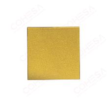 CHOCOLATE CUADRADO DORADO 30X30MM ENVASE 900GR 460 UNIDADES