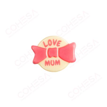 CHOCOLATE LOVE MUM 30X38MM ENVASE 108 UNIDADES