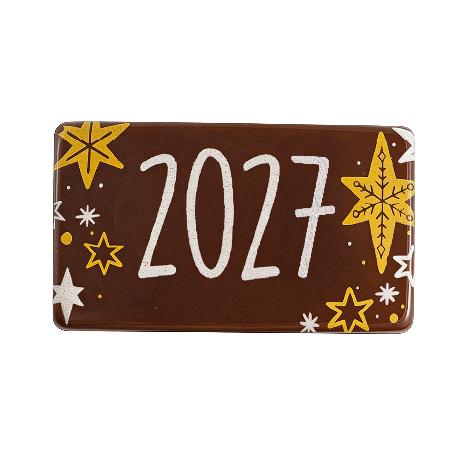 CHOCOLATE RECTANGULAR 2027 3LAM 54X29MM 60UDS.