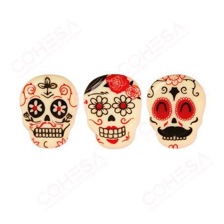 CHOCOLATE CALAVERAS HALLOWEEN 34X27MM 120 UNIDADES