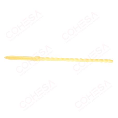 CHOCOLATE PALITO RIZADO BLANCO 140X3.5MM ENVASE 650GR 370 UNIDADES